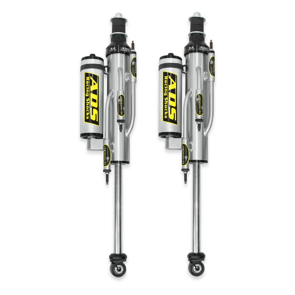 2005-2023 Toyota Tacoma 4Wd - Rear 3-Tube Bypass Reservoir Race Shocks, 10", For Aftermarket Leaf Springs 1