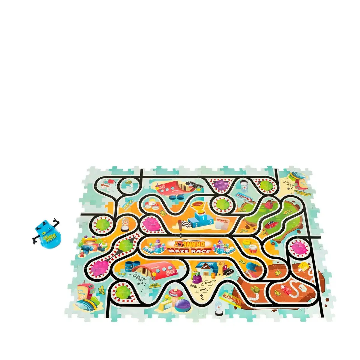 Stem Toys - Drawbot, Inductive Robot Track Puzzle Race 1