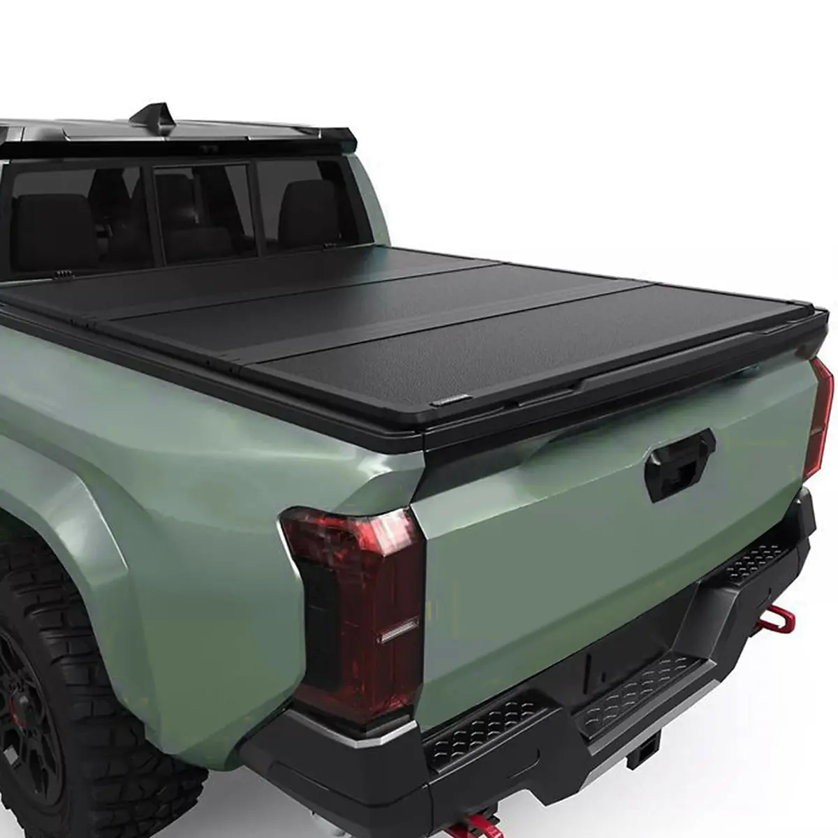Trucktok 2010-2025 Chevy Silverado Sierra 8Ft 3-Fold Hard Bed Tonneau Cover 1