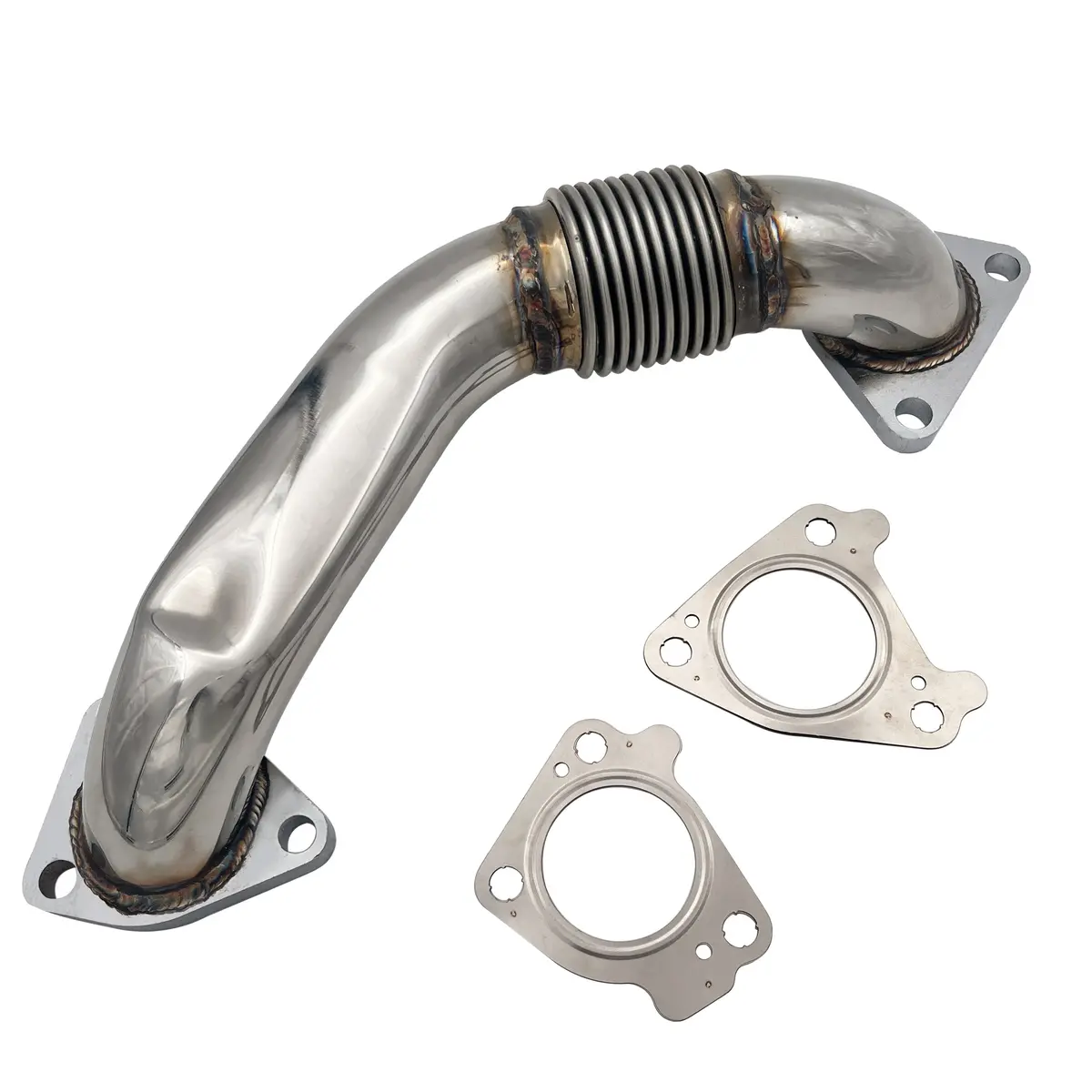 Trucktok 2001-2016 6.6L Chevrolet Chevy Gmc Duramax Lb7 Lly Lbz Lmm Lml Exhaust Up-Pipe(Passenger Side) 1