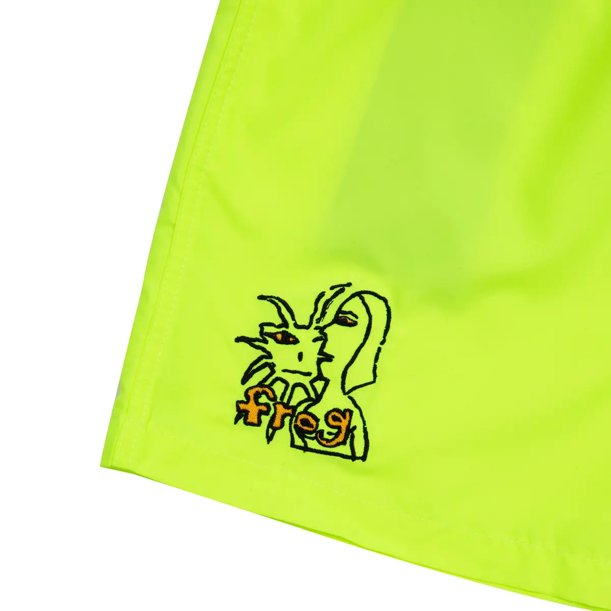 Frog Swim Trunks Lime Green 2