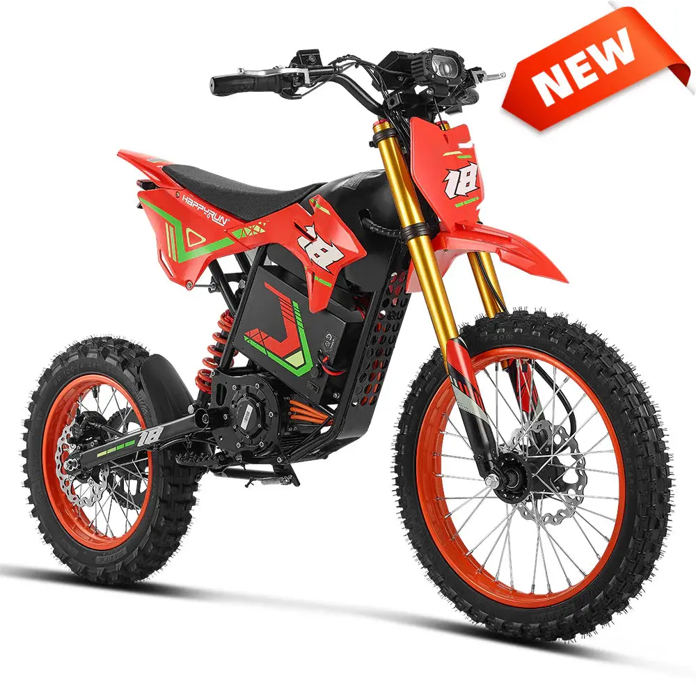 Happyrun F18 Electric Dirt Bike With Mid-Drive For Teens & Adults 1