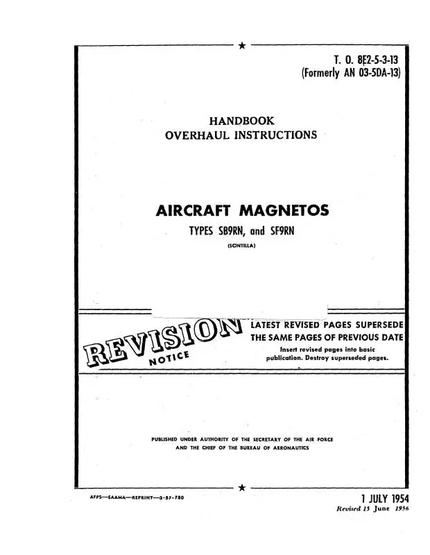 Bendix Sb9rn & Sf9rn Overhaul Manual (03-5Da-13) 1