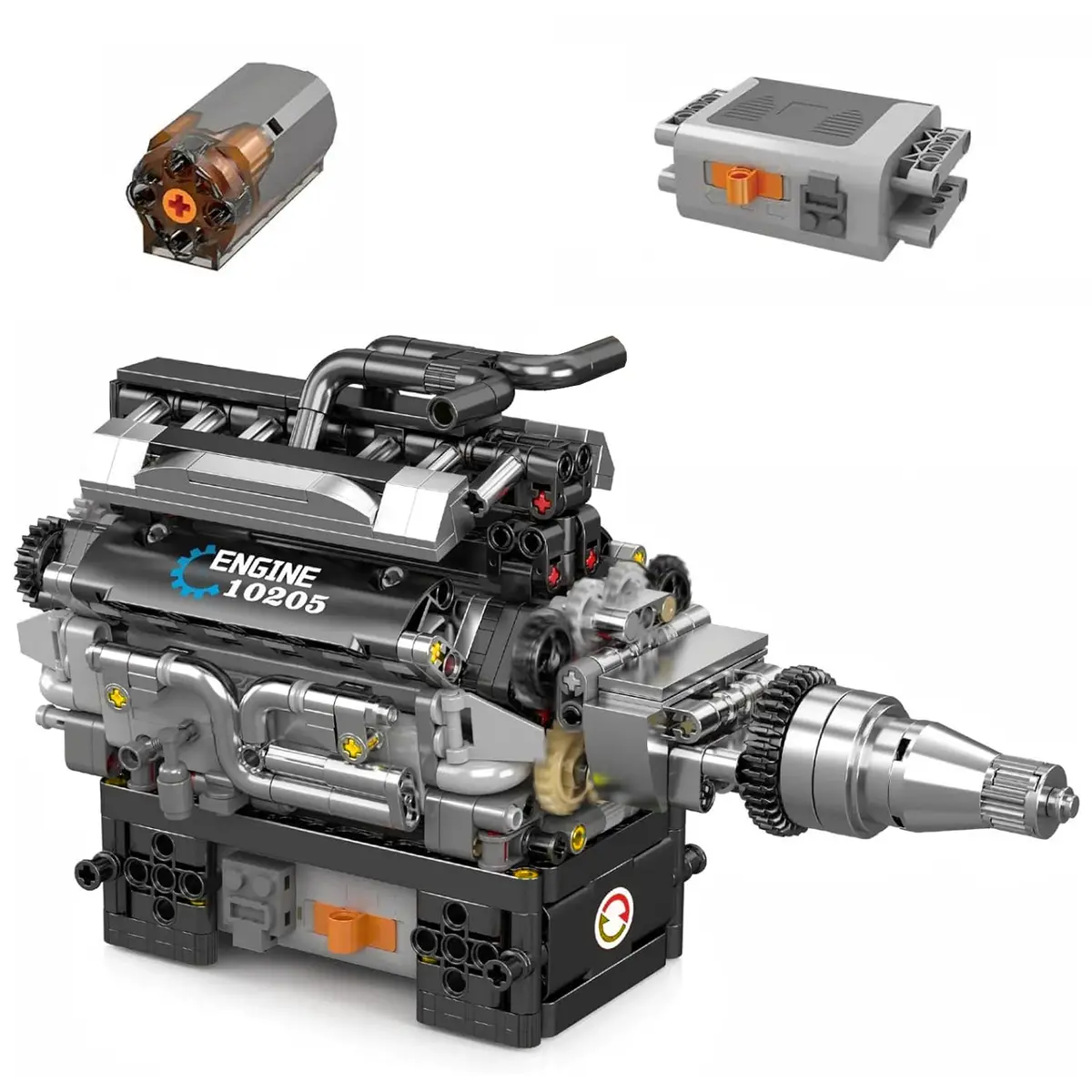 Mould King V12 Engine Building Blocks Luxury Car Engine Model Kit 12-Cylinder Engine Building Engineering Toys For Adults (733+Pcs) 1
