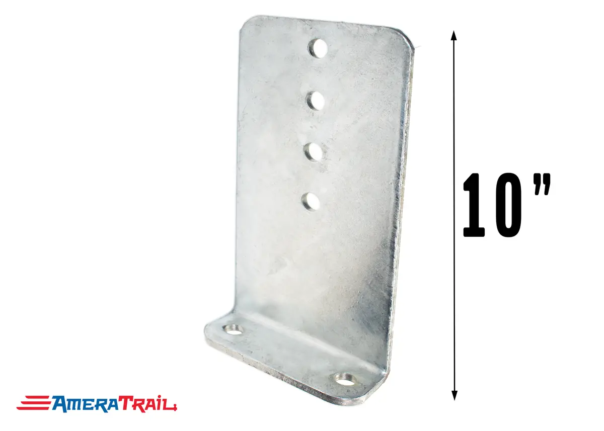 10" Vertical Bunk Bracket For Big Wood Bunks - 10" H X 5" Wide - Galvanized Finish 1