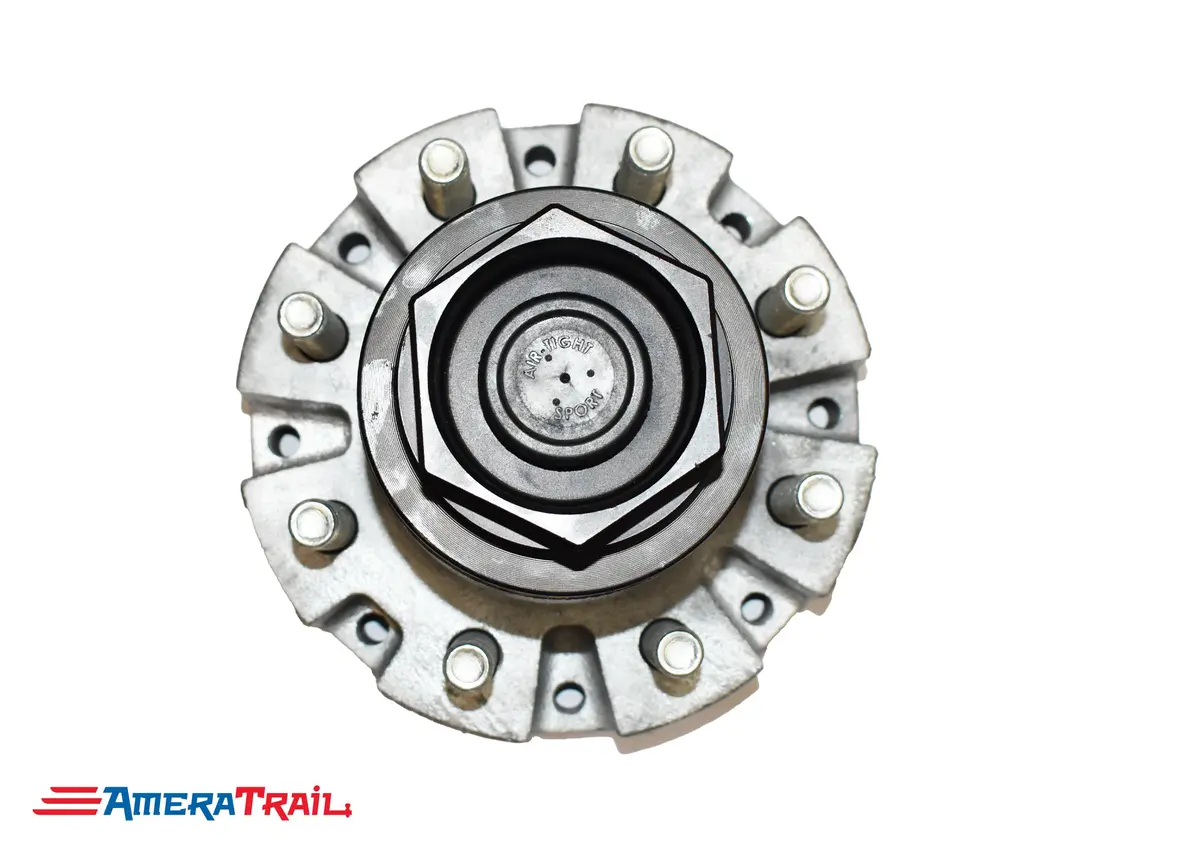 10K Lug Complete Hub Kit For 10,000 Lb. Axles With 5/8 Studs, Fully Greased, 8 On 6.5 Lug Pattern 1