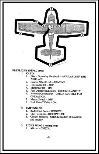 Cessna 152 Pilot's Checklist 1
