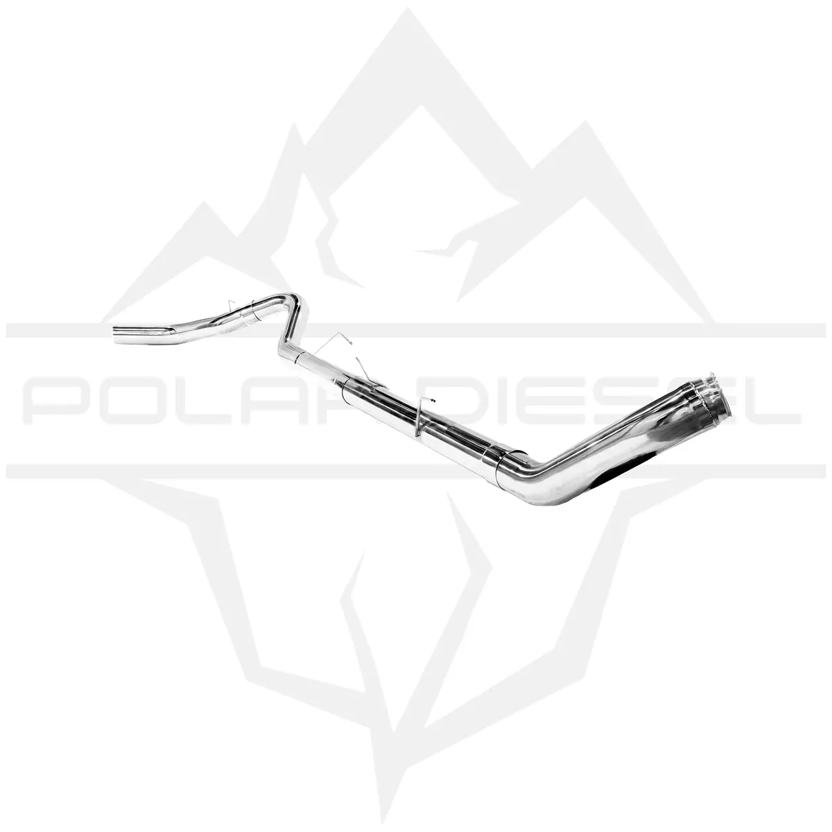 2013-2018 Cummins 6.7L 5" Polished Polar Exhaust 1