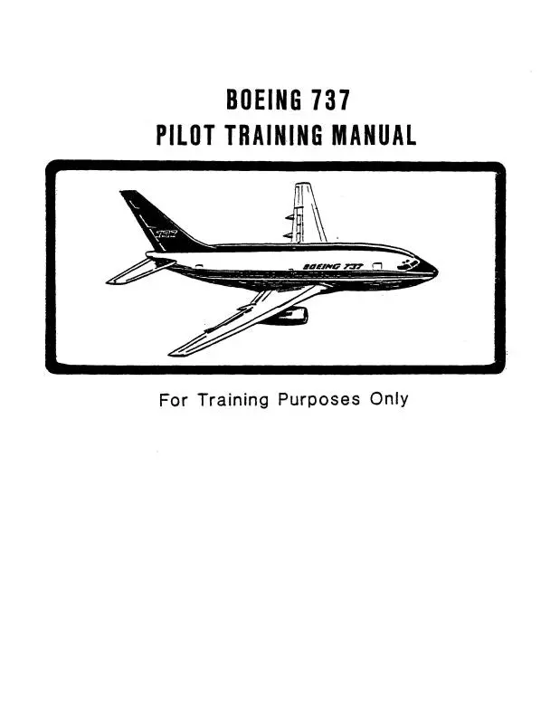 Flight Safety Boeing 737-300 Pilot Training Pilot Training Manual (Flight Safety) 1