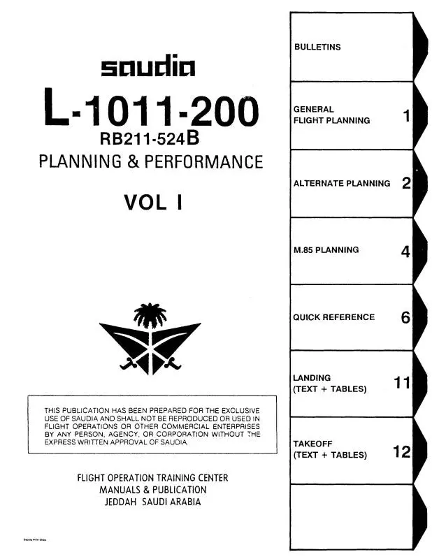 Lockheed L-1011-200 Planning & Performance Manual 1