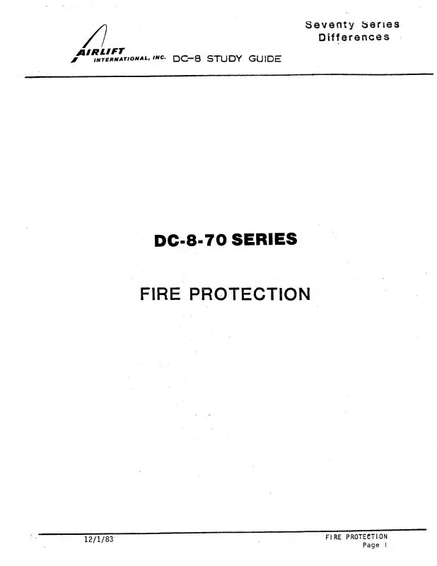 Mcdonnell Douglas Dc-8 1985 Operations Manual 1