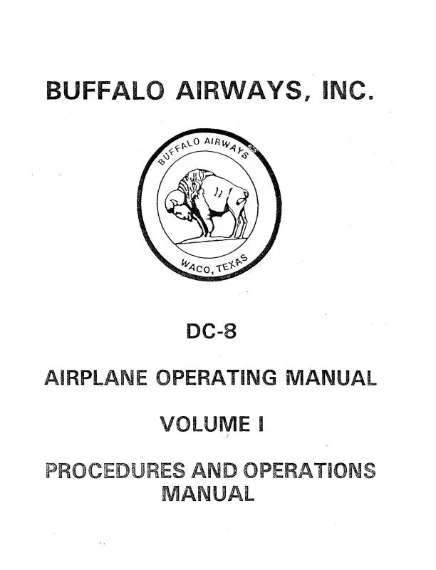 Mcdonnell Douglas Dc-8-61,-62,-63 Operating Manual 1