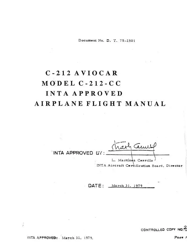 Casa C-212-Cc Flight Manual Flight Manual 1