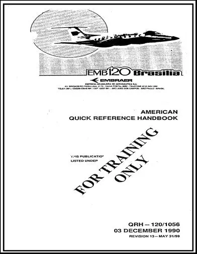 Embraer Emb 120 Quick Reference Hb Quick Reference Handbook 1