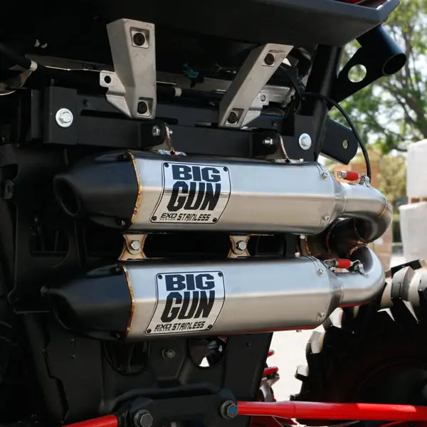 Exo Stainless Dual Slip On - Polaris Rzr Rs1 (18-22) 2