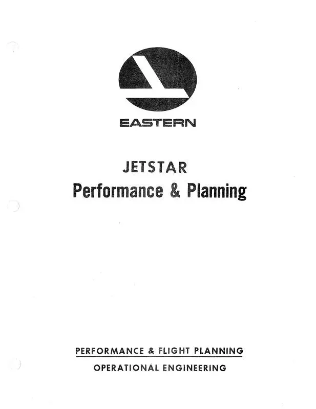 Lockheed Jet Star Series 1959 Flight Planning Data 1