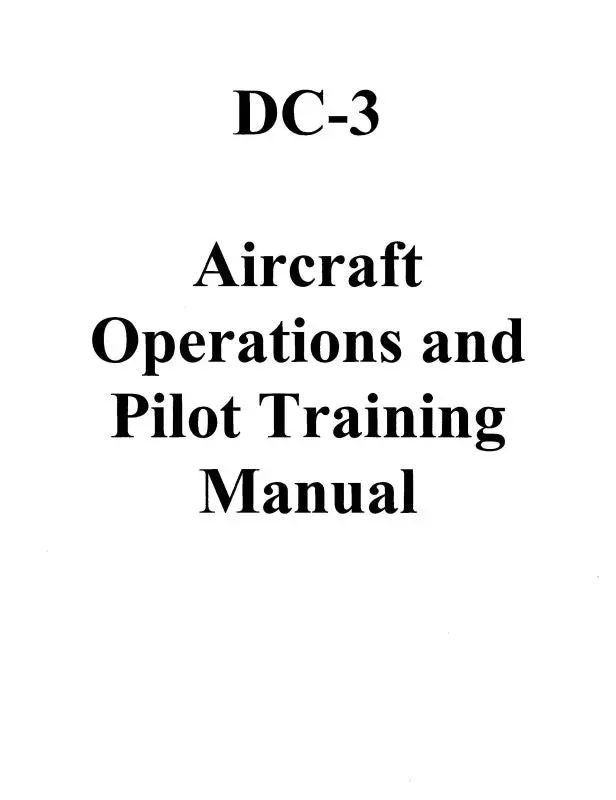 Piedmont Airlines Douglas Dc-3 1961 Flight & Training (Piedmont Airlines) 1