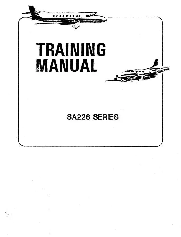 Merlin Aircraft Sa-226 Series Training Manual 1