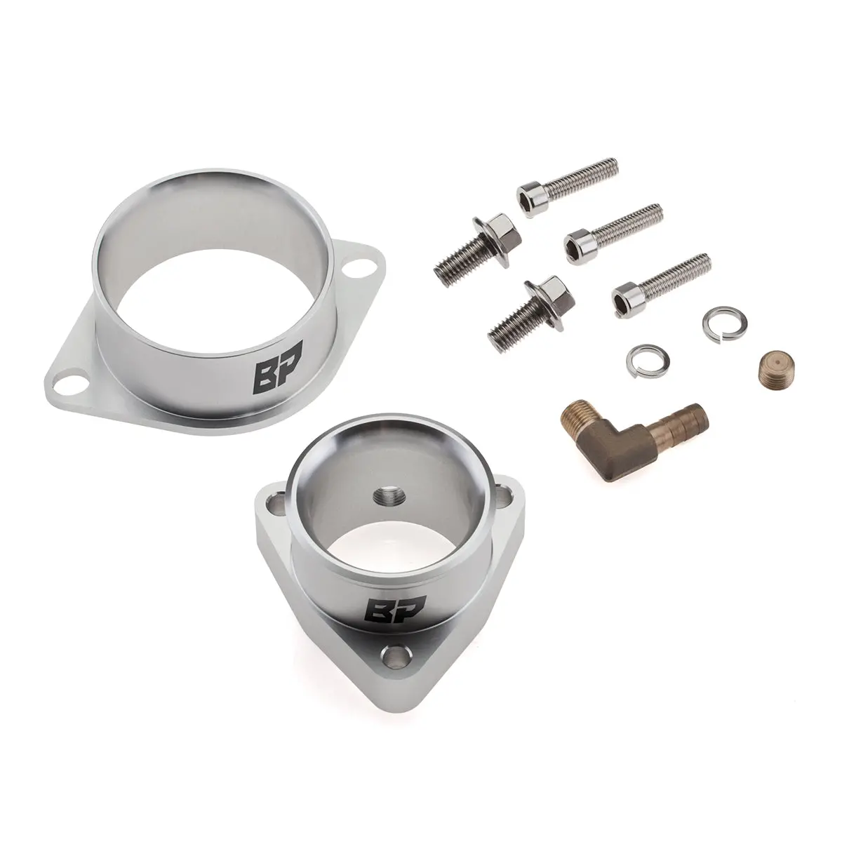 Universal Turbo Compressor Inlet + Outlet Adapter Flange Fits Mitsubishi 2