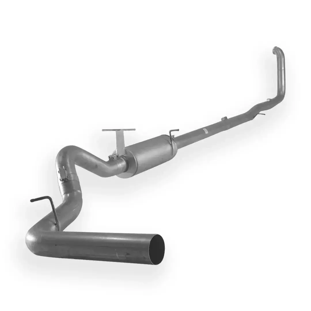 Dieselr Aluminized 4" Turbo Back Exhaust Single Cab & Chassis | F250/F350 7.3L Ford Powerstroke (1999-2003) 1