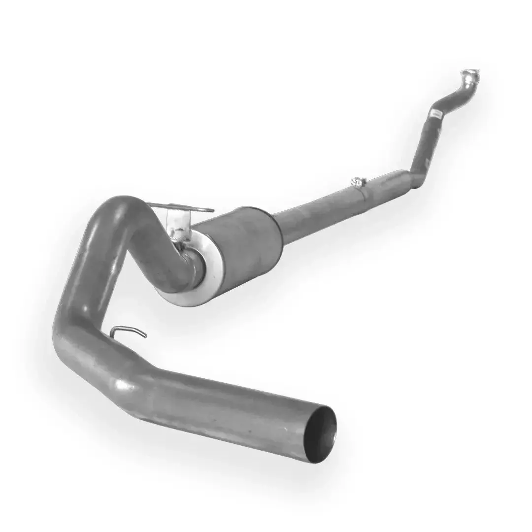 Dieselr Aluminized 4" Turbo Back Exhaust Single | F250/F350 7.3L Ford Powerstroke (1994-1997.5) 1