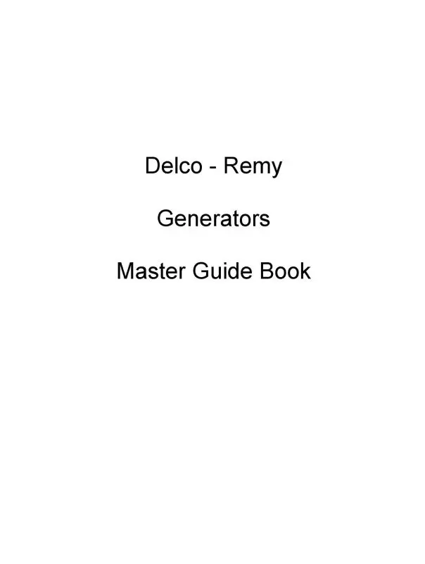 Delco Remy D.C. Generators Service Bulletins (Dcgenerators-C) 1