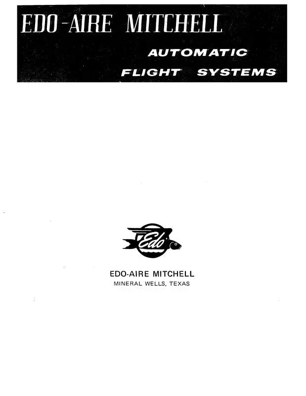 Century Flight Systems Century I Autopilot System Maintenance Manual (Cfiautopilot-M) 1