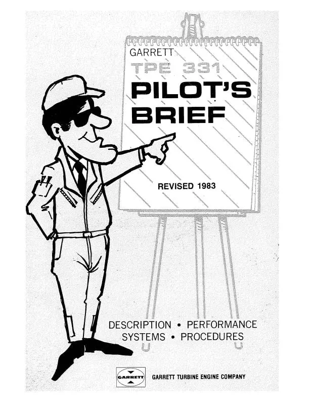 Garrett Tpe331 Pilot's Briefing Pilots Briefing (Gatpe331pilotsb) 1