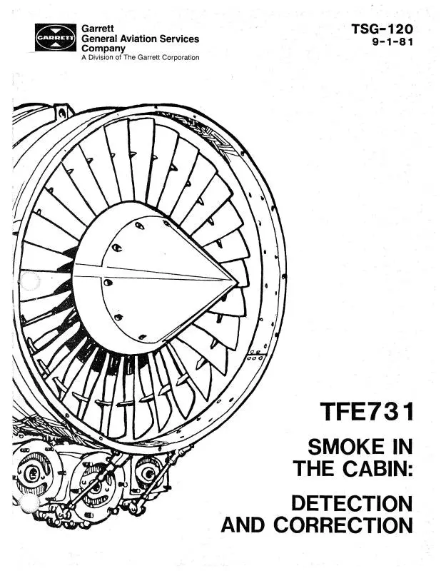 Garrett Tfe731 Technical Training Technical Training (Tsg120) 1