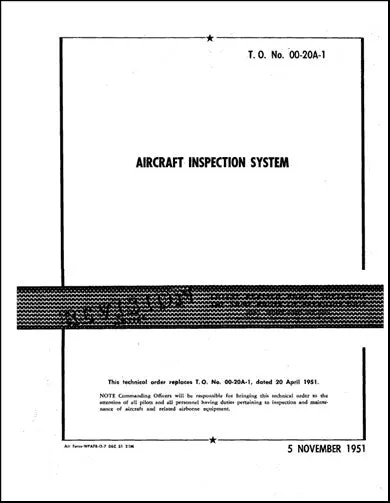 Us Government Aircraft Inspection System Inspection Manual (00-20A-1) 1