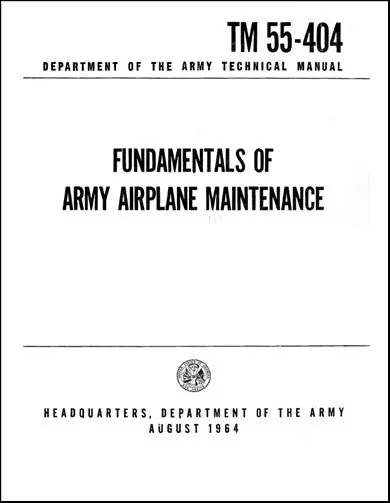 Us Government Fundamentals Army Airplane Army Technical Manual (Tm-55-404) 1