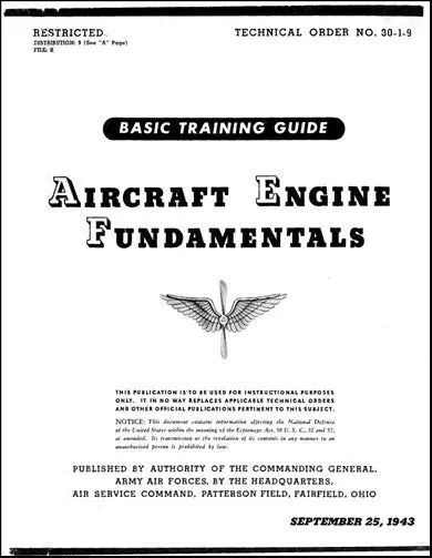 Us Government Aircraft Engine Fundamentals Basic Training Guide (To-30-1-9) 1