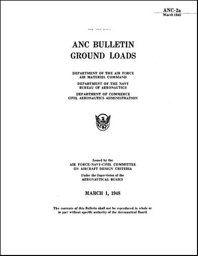 Us Government Anc-2A Bulletin 1948 Anc Bulletin (Anc-2A) 1
