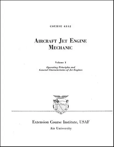 Us Government Aircraft Jet Engine Mechanic Operating Principles (4312) 1