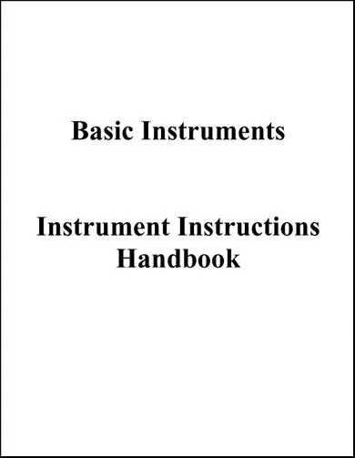 Us Government Basic Instruments 1943 Instrument Instructors Handbook (Usbasicinstruments-C) 1