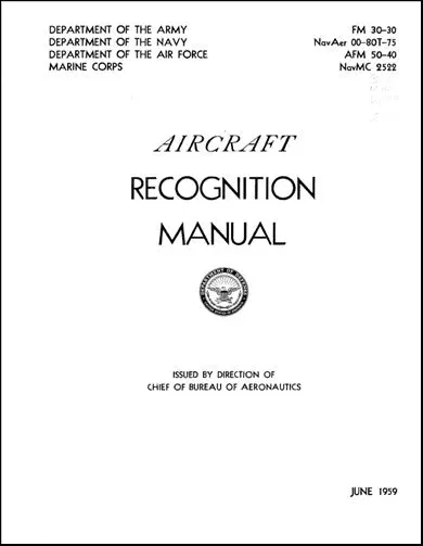 Us Government Aircraft Recognition Manual Handbook (Fm-30-30) 1
