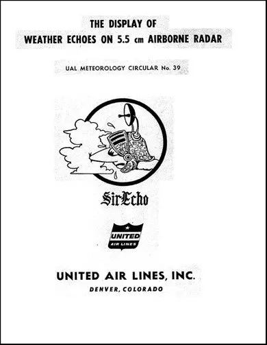 Us Government The Display Of Weather Echoes Ual Meteorology Circular No. 39 (No.-39) 1