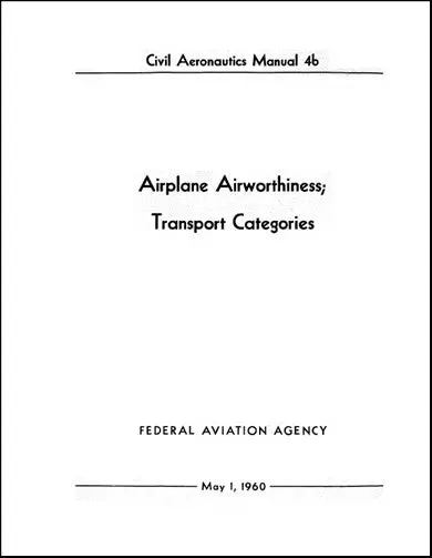 Us Government Cam 4B 1960 Airplane Airworthiness (Uscam4b) 1