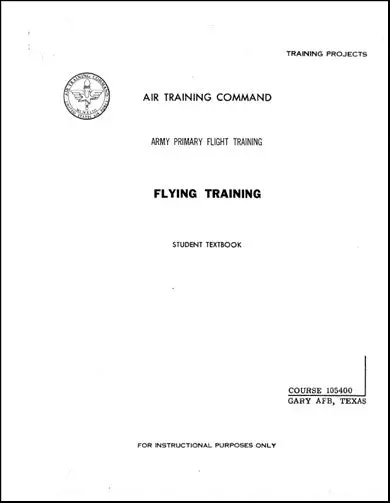 Us Government Army Primary Flight Training Student Textbook (105400) 1