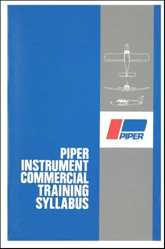 Us Government Piper Instrument Commercial Training Syllabus (P6084) 1