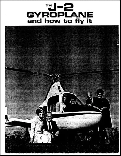 Us Government J2 Gyroplane & How To Fly It Instruction Manual (Usgyroplanej2-C) 1