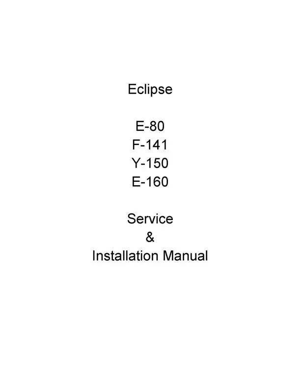 Eclipse Aviation Corporation Electric Starter Instruction (Ecelectricstart) 1