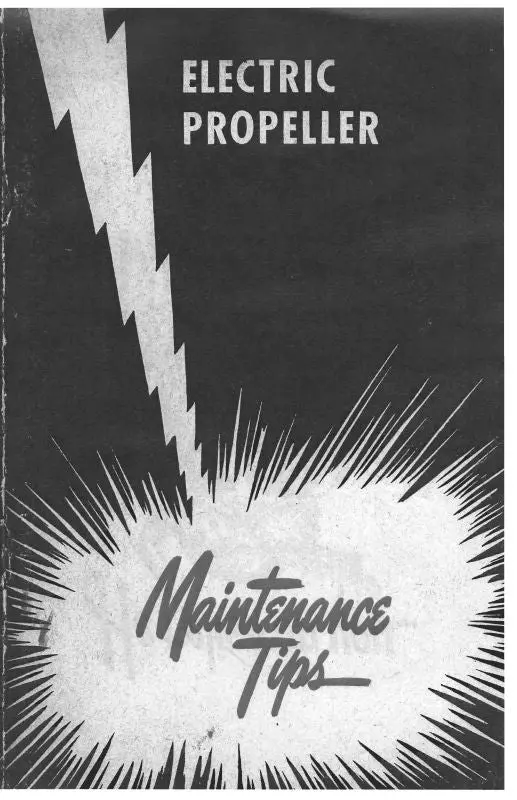 Curtiss-Wright Electric Propellers Maintenance Tips (Cwelectricpropstips) 1