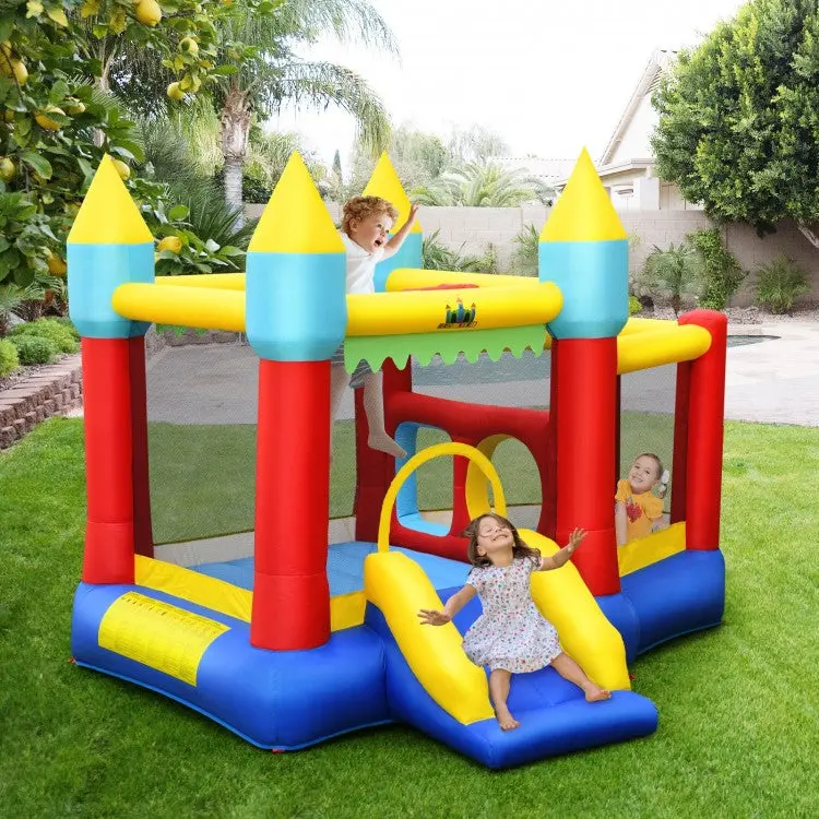Kid's Inflatable Bouncer With Jumping Area And 480W Blower 1
