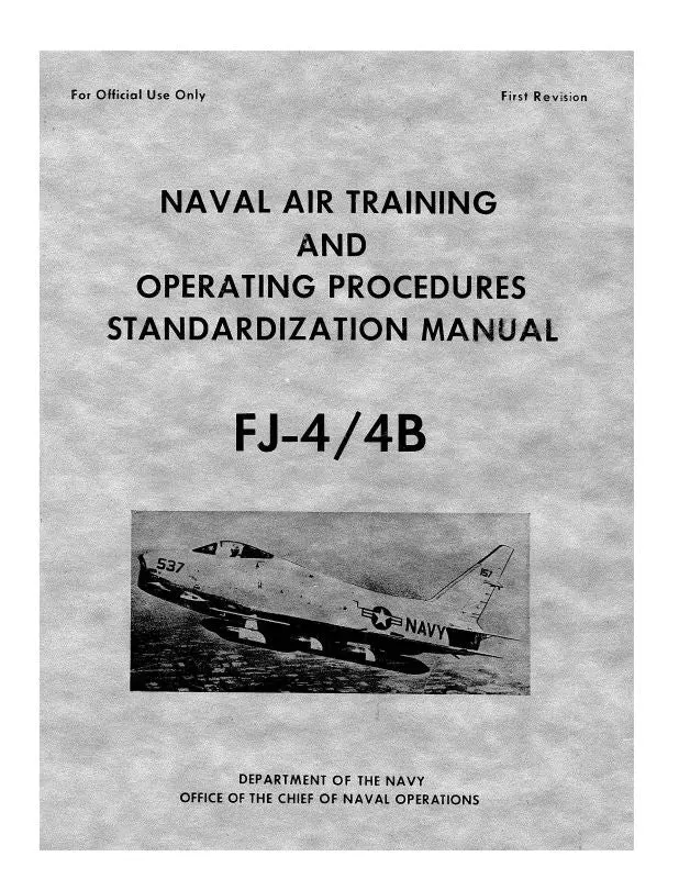 Douglas Fj-4-4B Naval Air Training Operating Procedures Standardization Manual (Dofj4,4B-Tr-C) 1