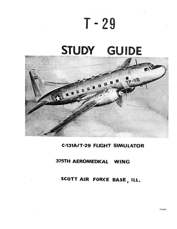 Consolidated T-29 Study Guide Study Guide (72-23435) 1