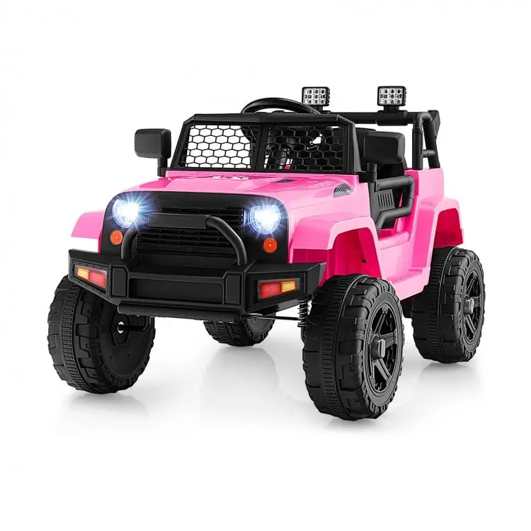 12V Kids Ride On Truck With Remote Control And Headlights 1