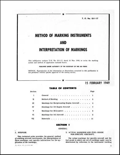 Us Government Method Of Marking Instruments Instruction Book (5/1/2017) 1