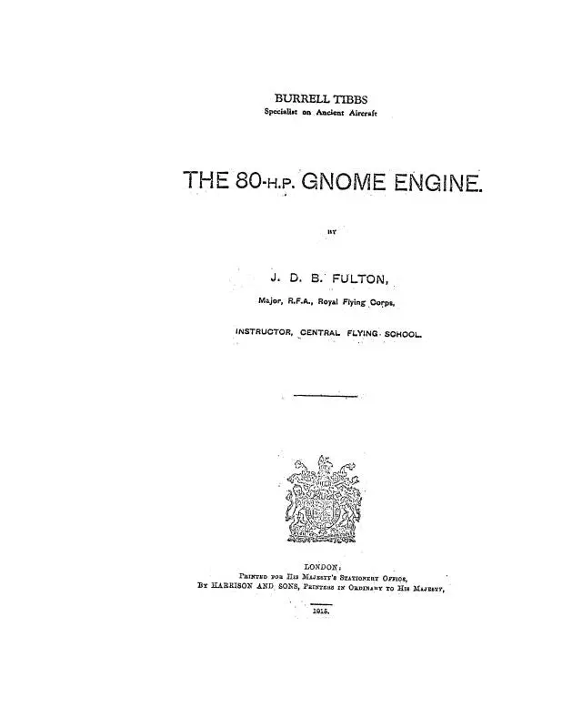 Gnome Engine 80 Hp Gnome Engine Handbook (Gggnomeengine-Hb-C) 1