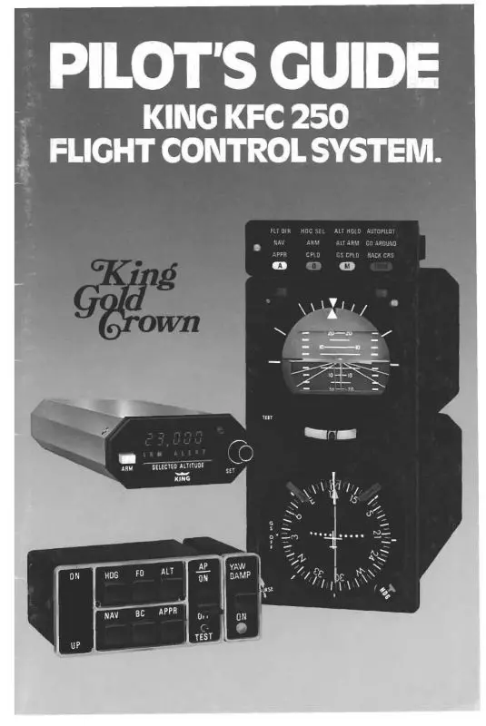 King Kfc 250 Flight Control-Color Pilot's Guide (Kikfc250-Pg-C) 1